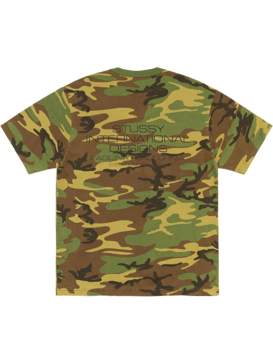 Imagem de: Camiseta Stüssy International Designs Pigment Dyed Camuflada