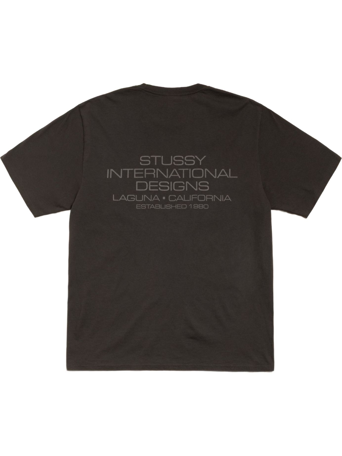 Imagem de: Camiseta Stüssy International Designs Pigment Dyed Preto Faded