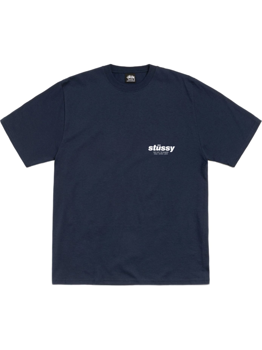 Imagem de: Camiseta Stüssy Rollers Azul Marinho