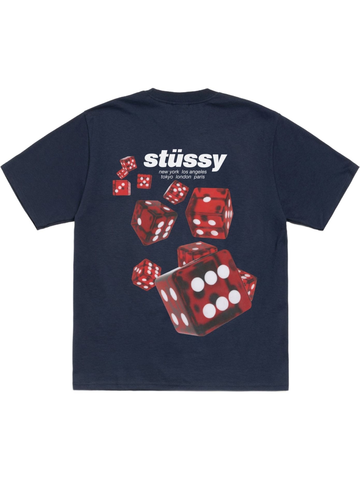 Imagem de: Camiseta Stüssy Rollers Azul Marinho