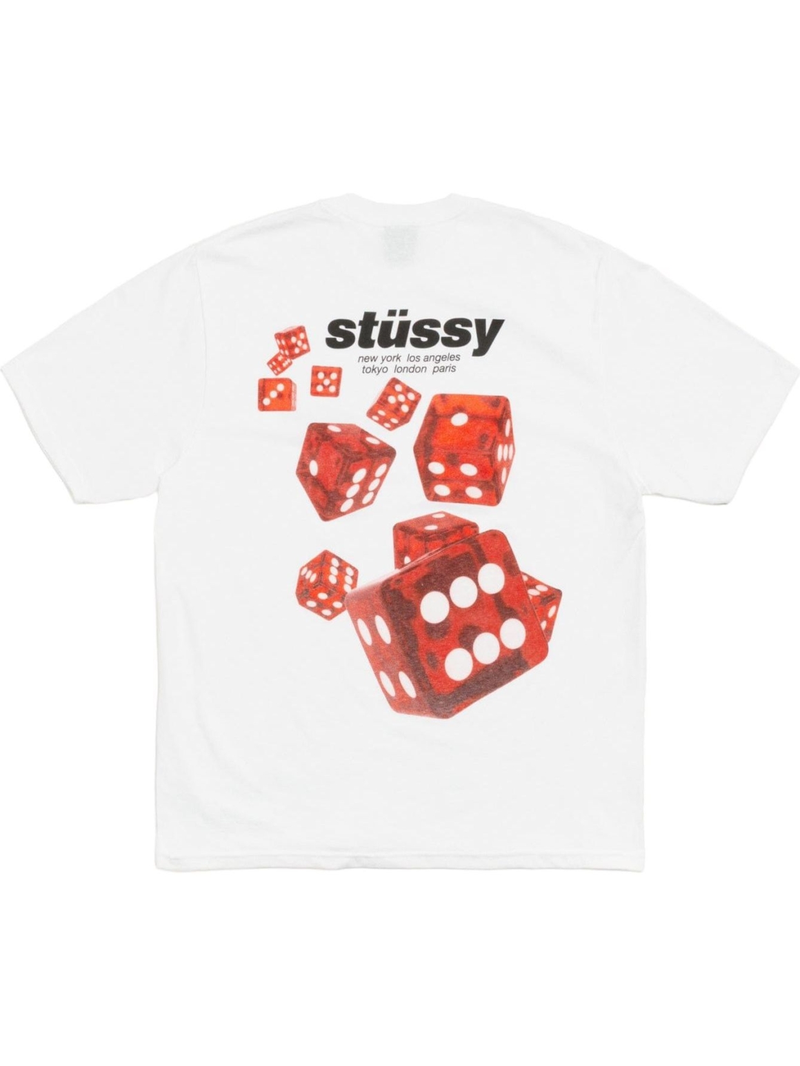 Imagem de: Camiseta Stüssy Rollers Branca