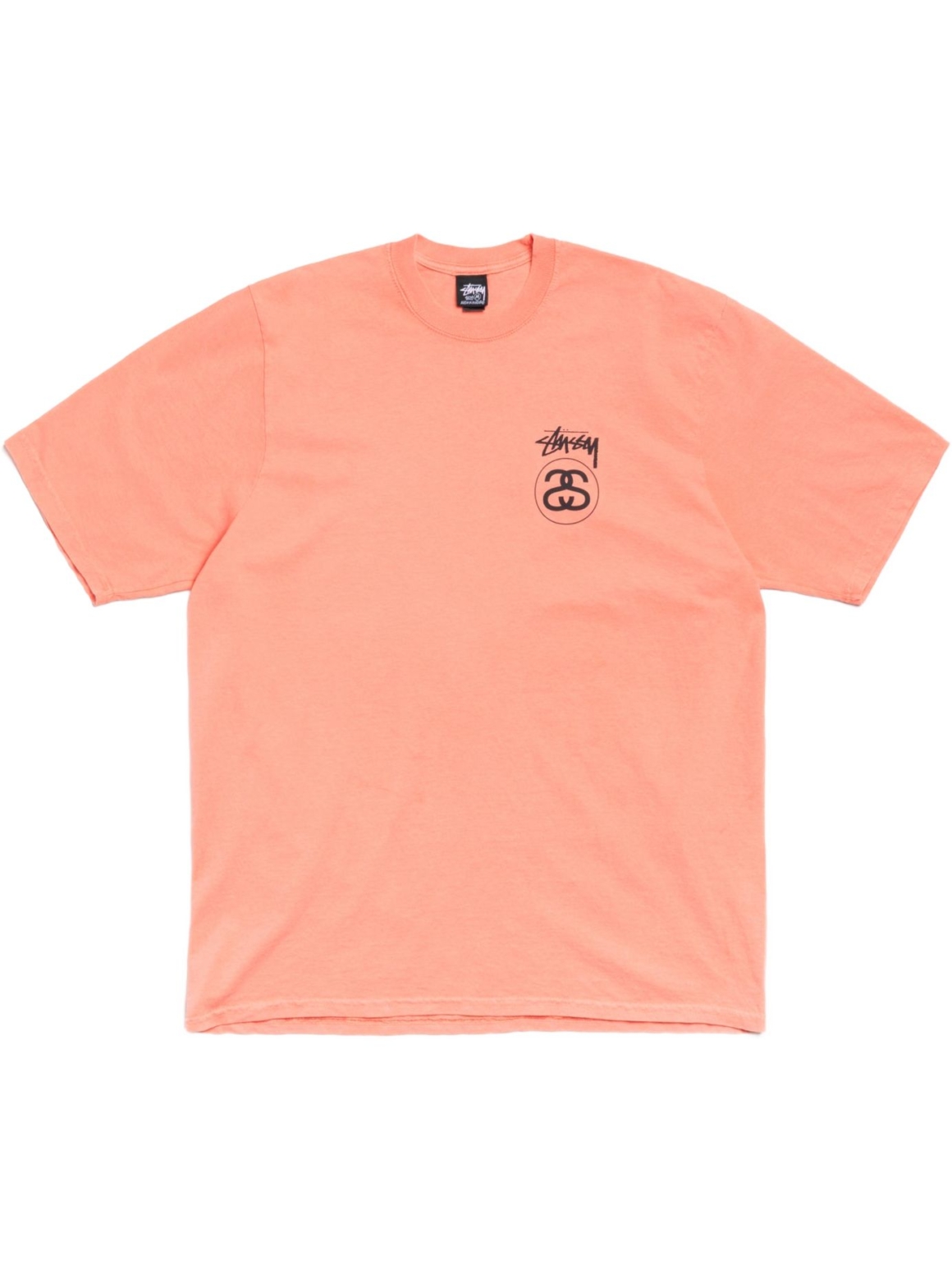 Imagem de: Camiseta Stüssy Stock Link Pigment Dyed Salmão