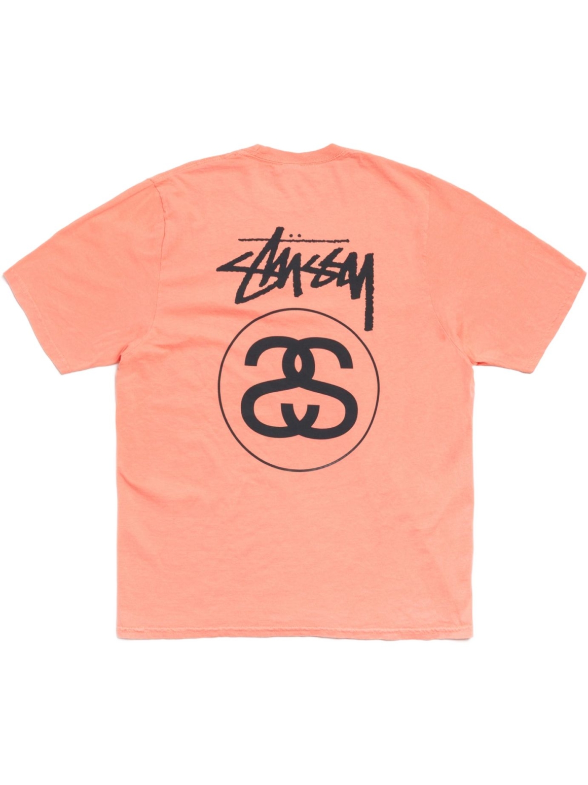 Imagem de: Camiseta Stüssy Stock Link Pigment Dyed Salmão