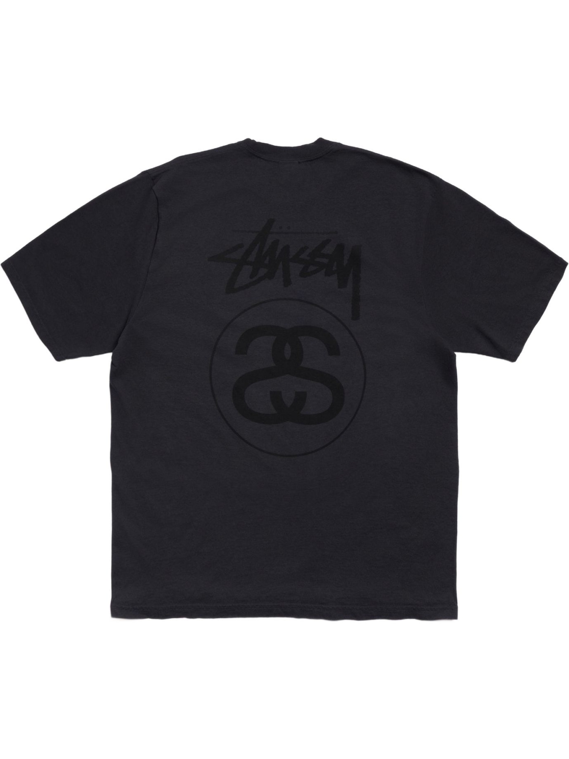 Imagem de: Camiseta Stüssy Stock Link Pigment Dyed Preta