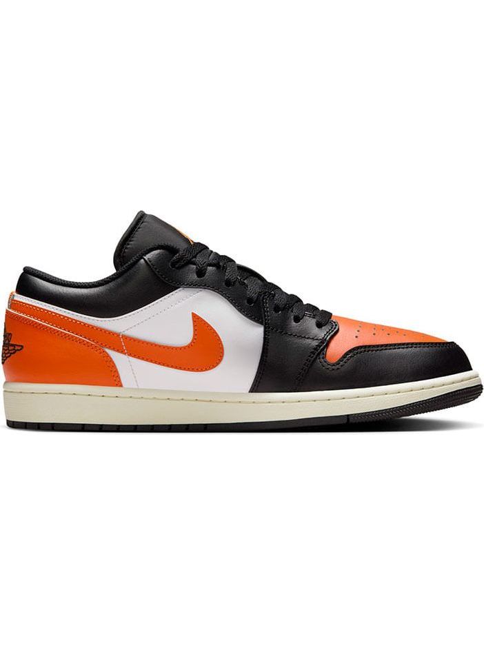 Imagem de: Tênis Air Jordan 1 Low Preto e Laranja