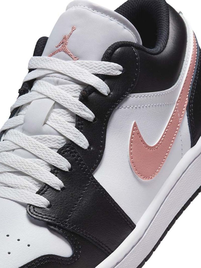 Imagem de: Tênis Air Jordan 1 Low Preto e Rosa