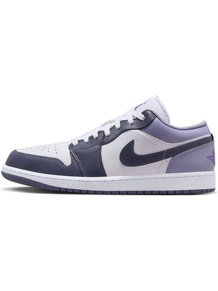 Imagem de: Tênis Jordan Air Jordan 1 Low Branco e Roxo