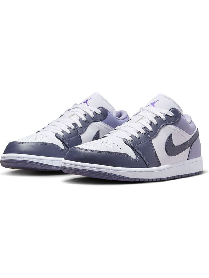 Imagem de: Tênis Jordan Air Jordan 1 Low Branco e Roxo