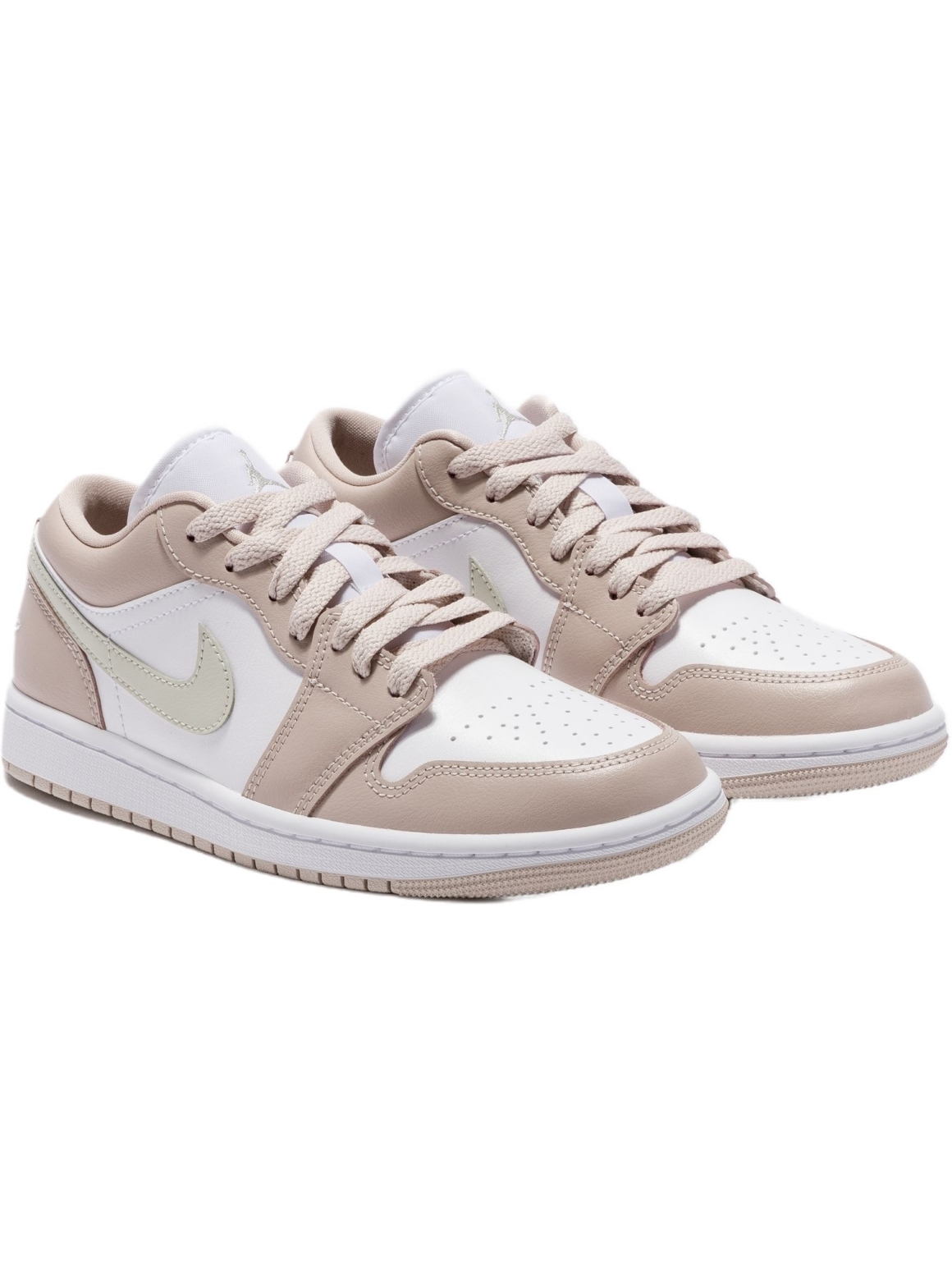 Imagem de: Tênis Air Jordan 1 Low Branco e Bege