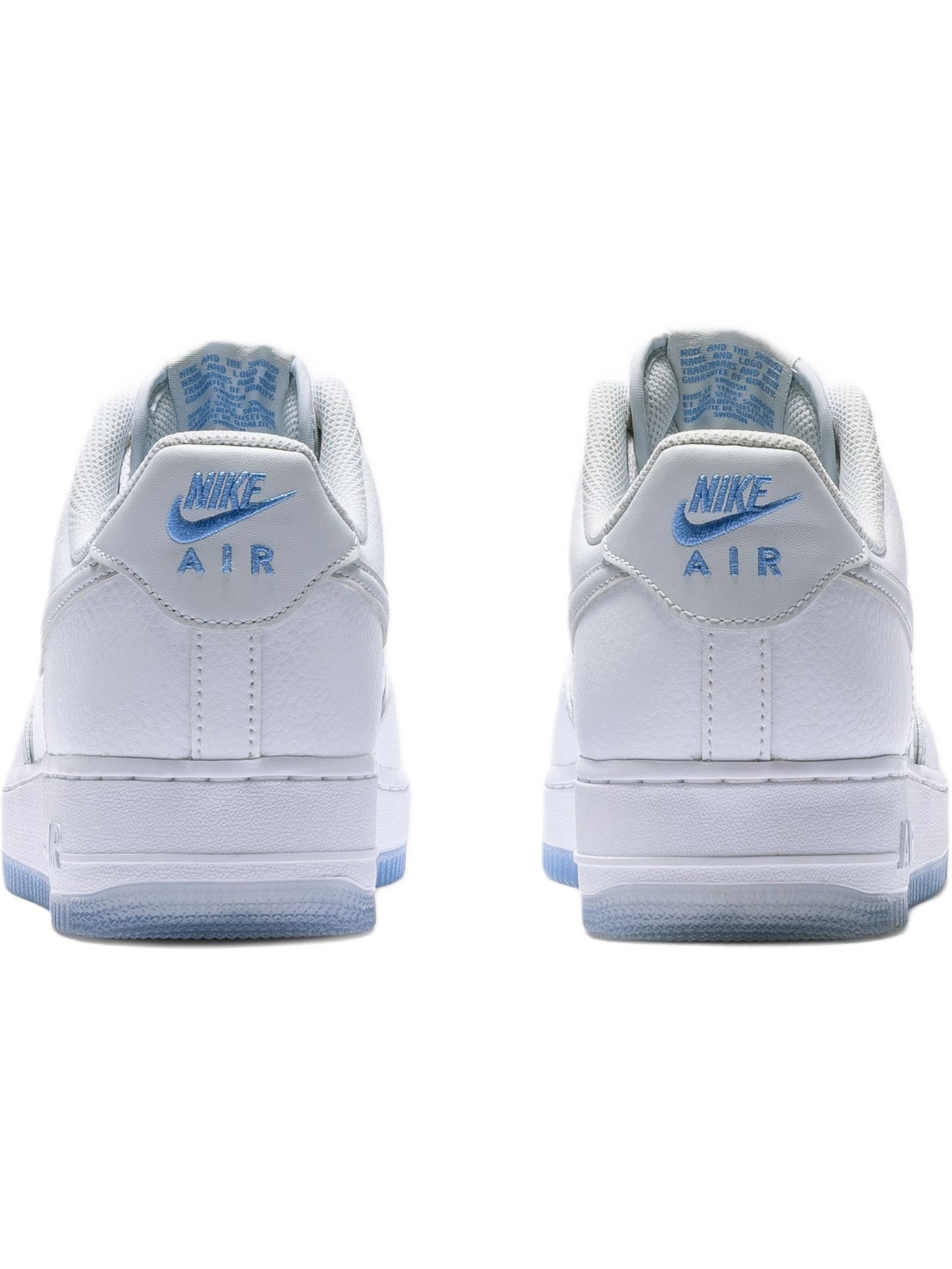 Imagem de: Tênis Nike Air Force 1 Retro Branco e Azul Universitário