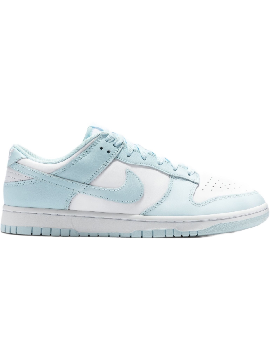 Imagem de: Tênis Nike Dunk Low Retro Branco e Azul Glacial