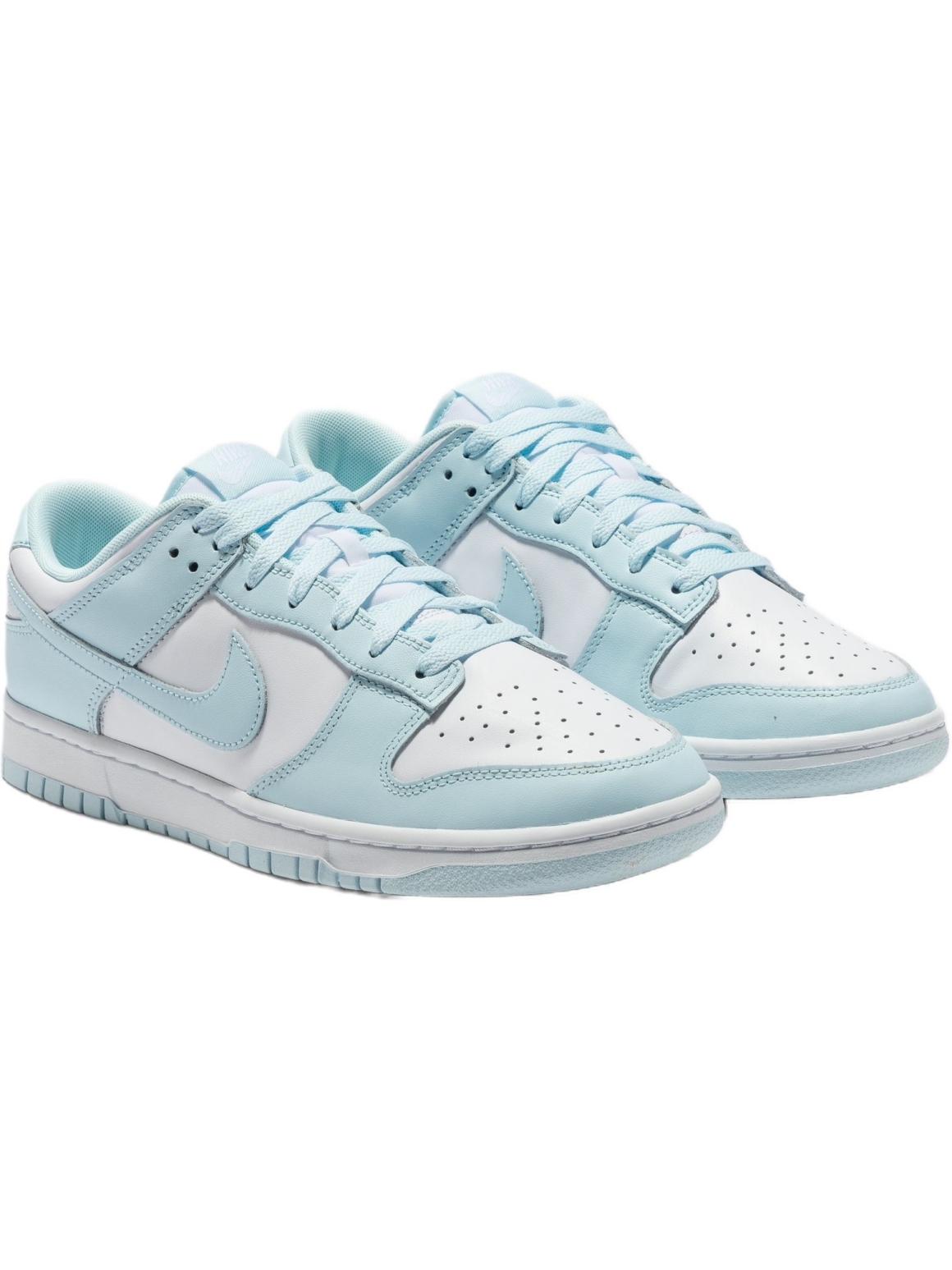 Imagem de: Tênis Nike Dunk Low Retro Branco e Azul Glacial