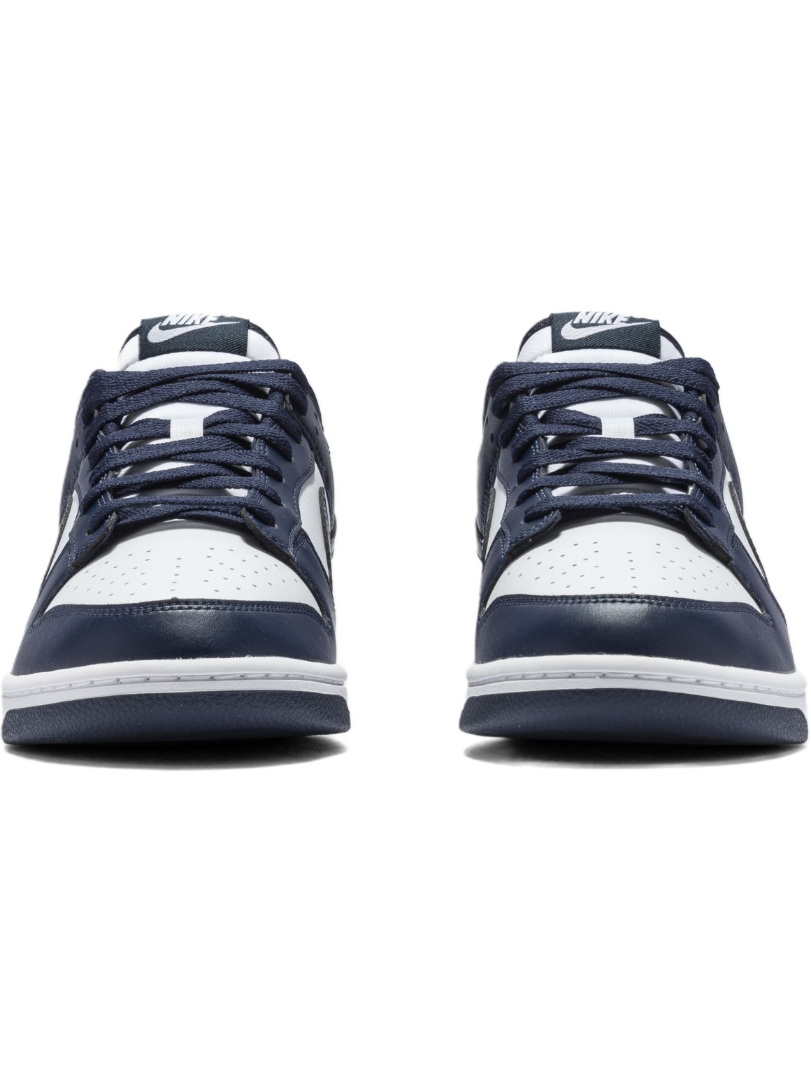 Imagem de: Tênis Nike Dunk Low Retro Branco e Azul Marinho