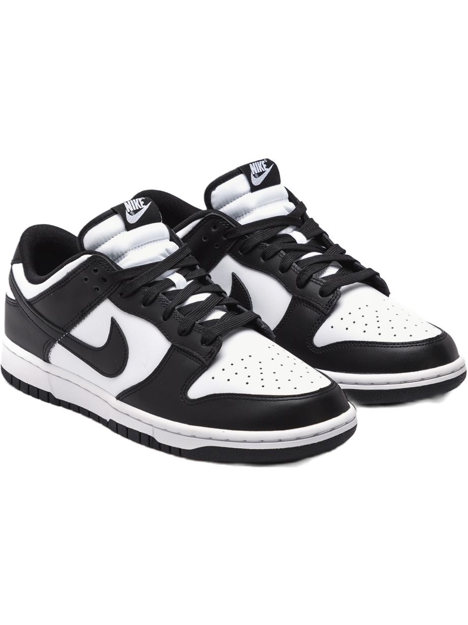 Imagem de: Tênis Nike Dunk Low Retro Branco e Preto
