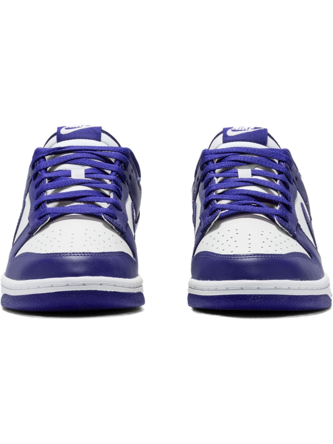 Imagem de: Tênis Nike Dunk Low Retro Branco e Roxo Concord
