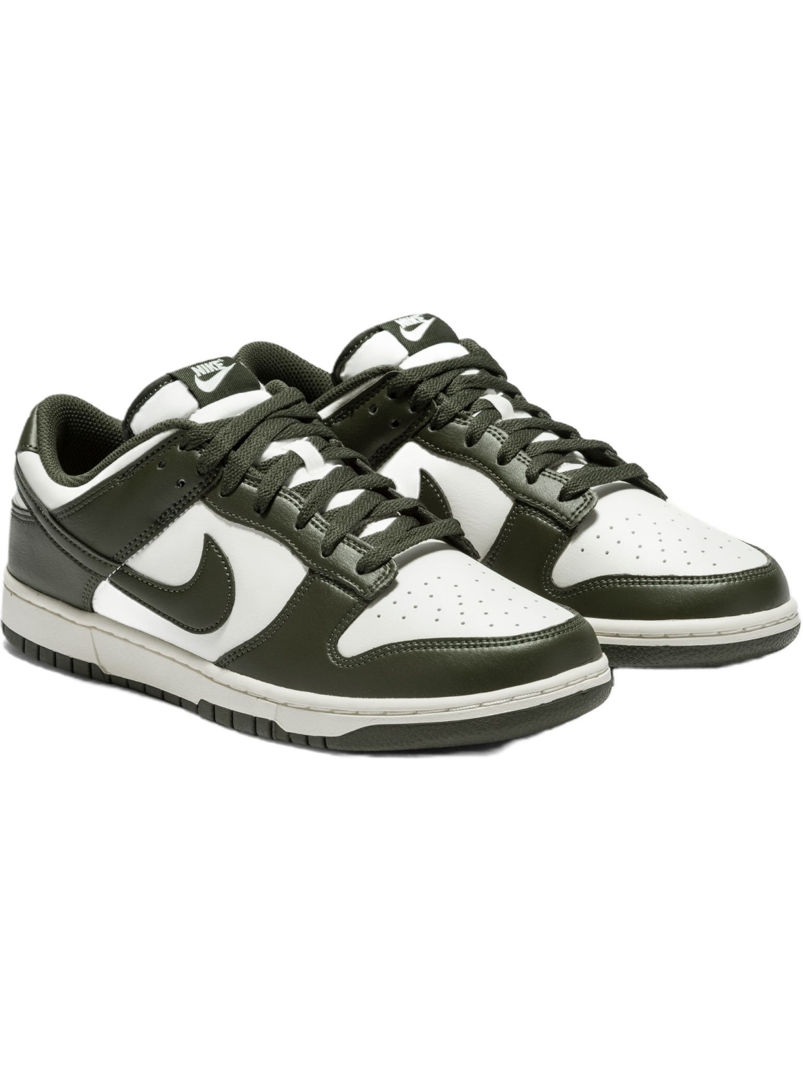 Imagem de: Tênis Nike Dunk Low Retro Marfim e Verde Militar