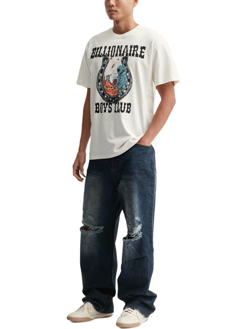 Imagem de: Camiseta Billionaire Boys Club BB Lucky Knit Off-White