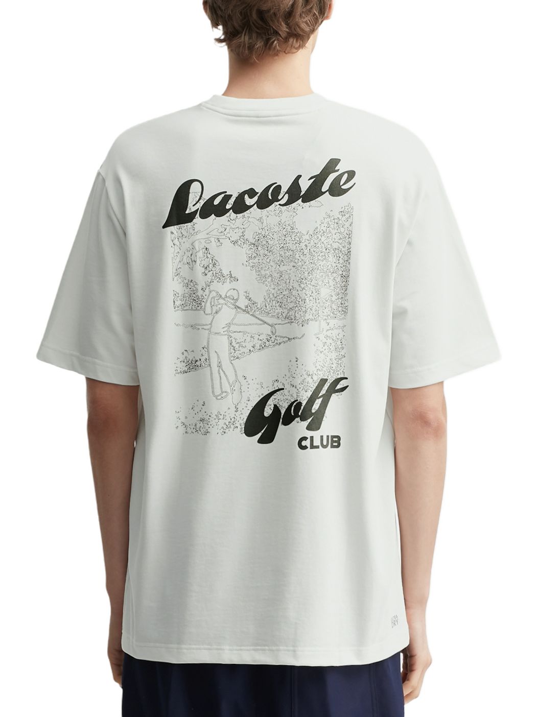 Imagem de: Camiseta Lacoste Golf Relaxed Fit Estampada Branca