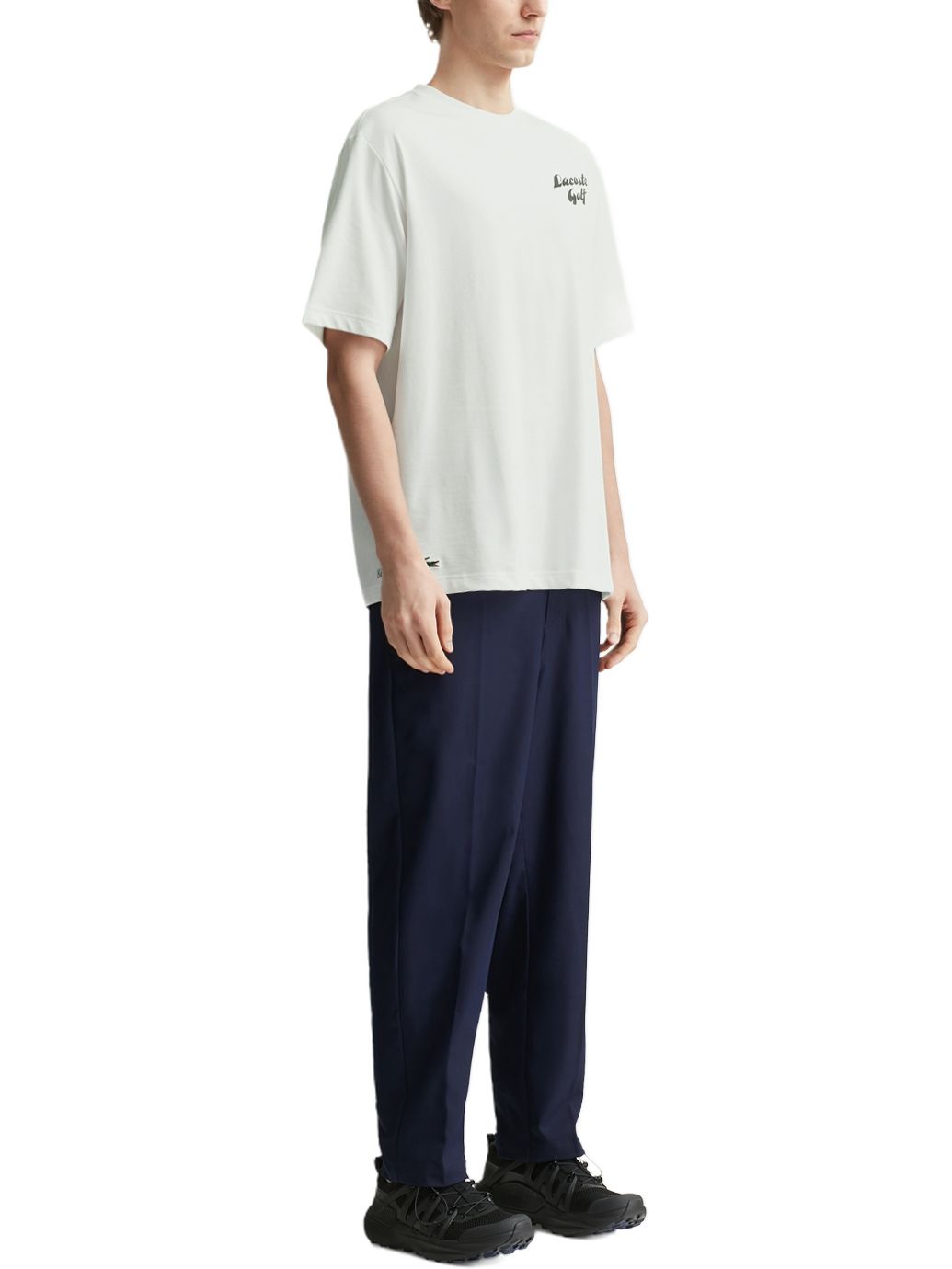 Imagem de: Camiseta Lacoste Golf Relaxed Fit Estampada Branca