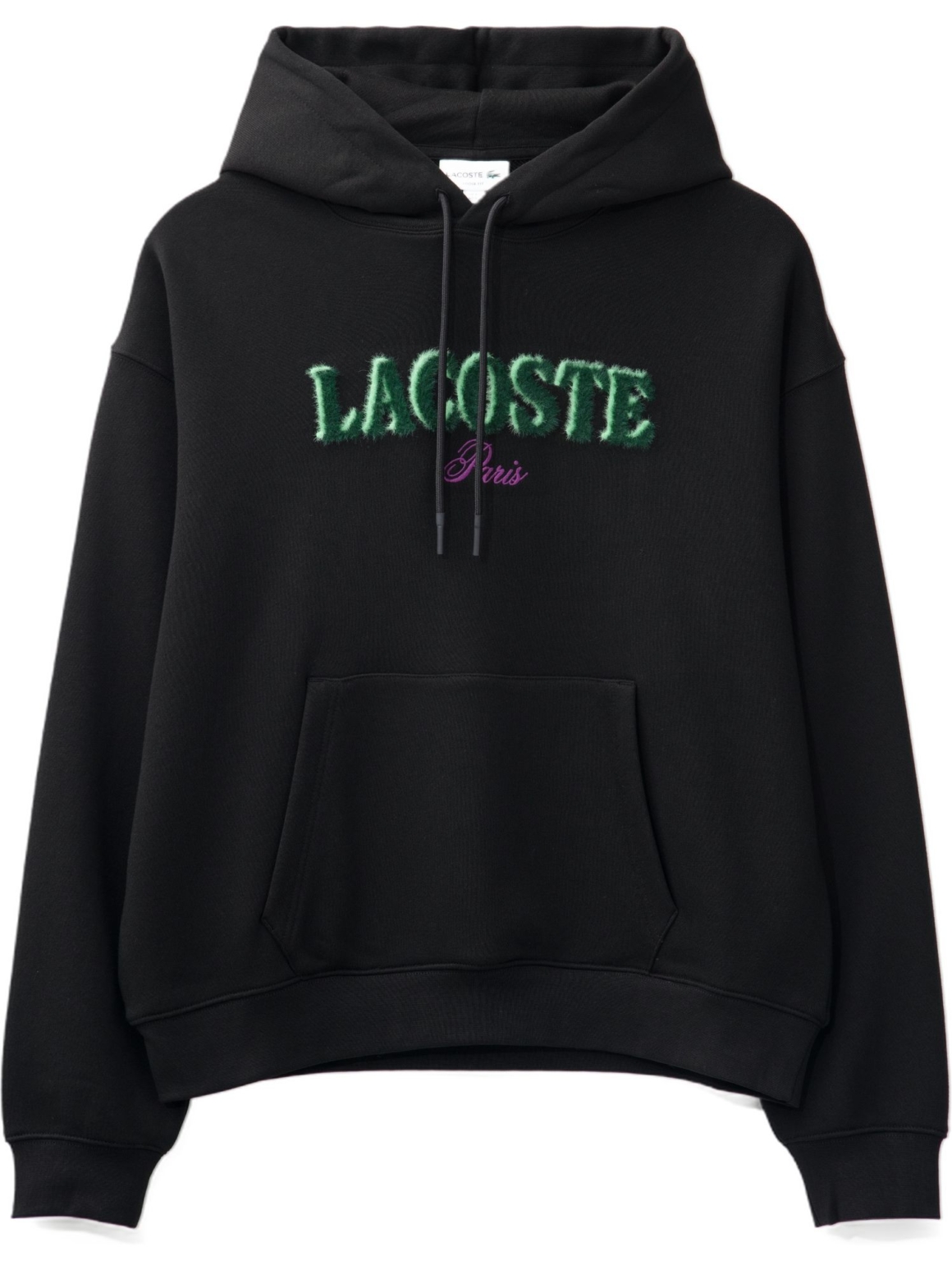 Imagem de: Moletom Lacoste Loose Fit Embroidered Preto