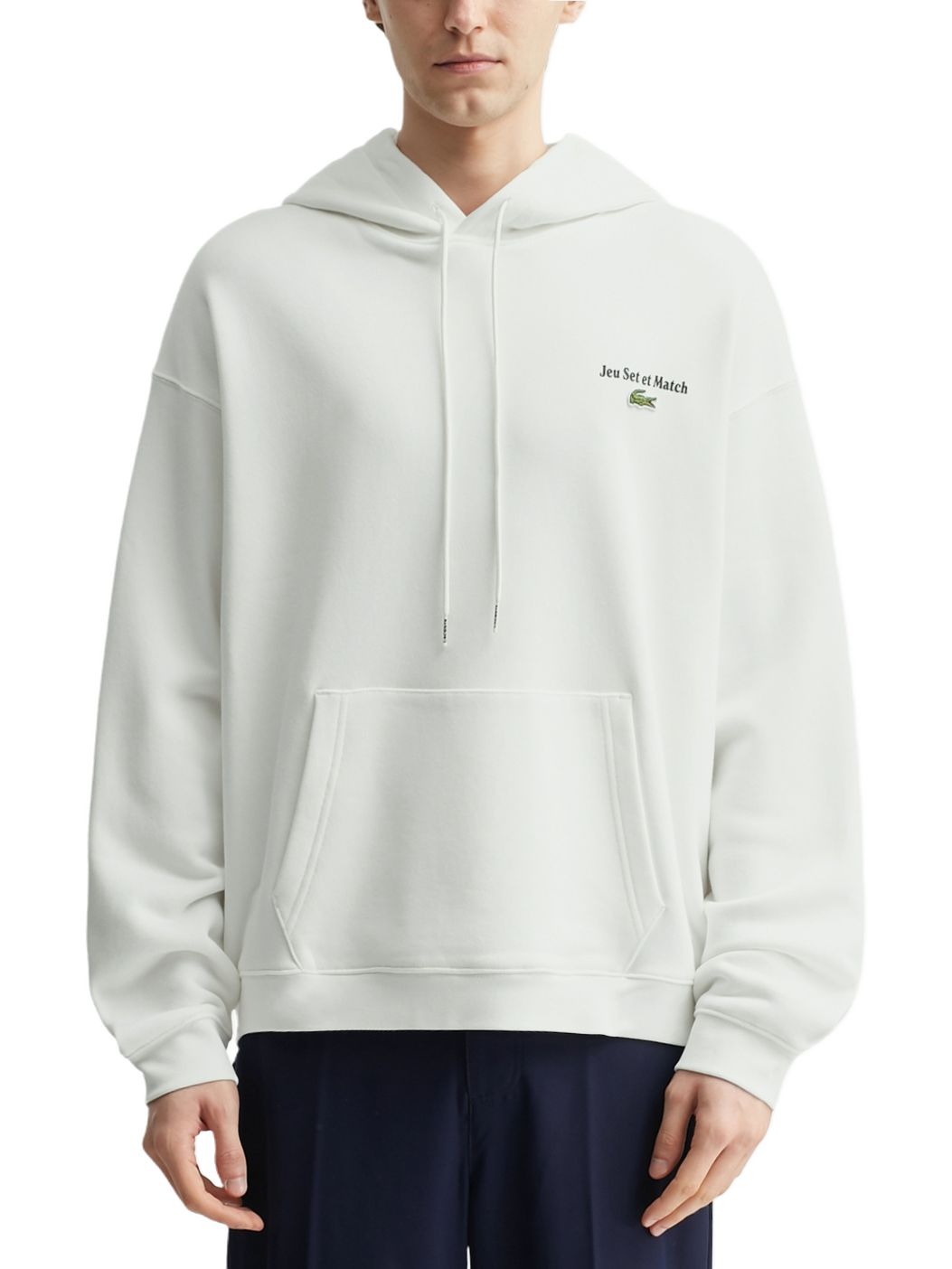 Imagem de: Moletom Lacoste Multi Print Fleece Off-White