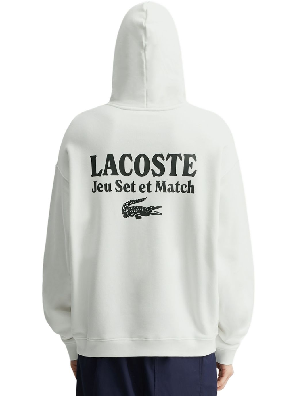 Imagem de: Moletom Lacoste Multi Print Fleece Off-White
