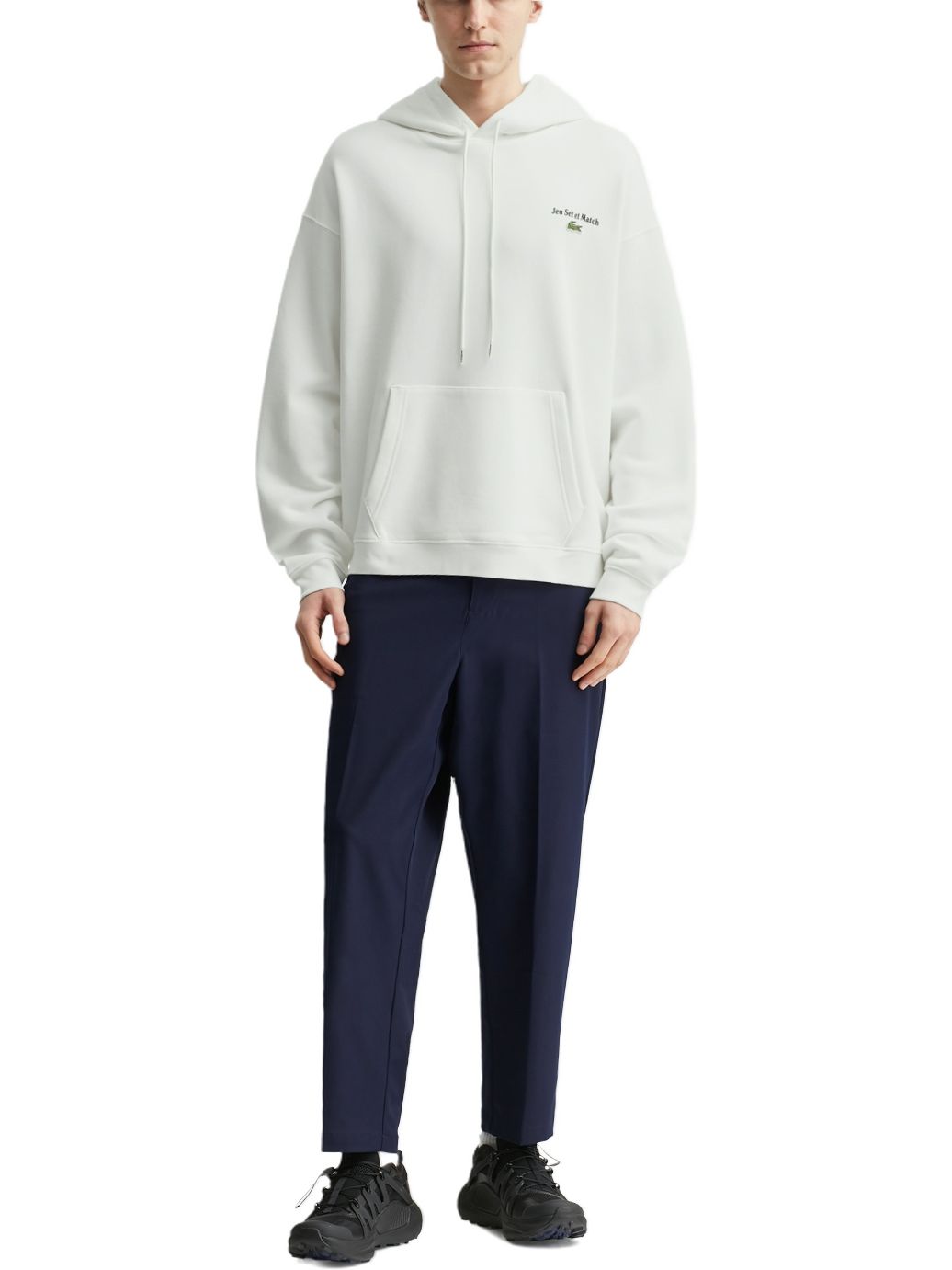 Imagem de: Moletom Lacoste Multi Print Fleece Off-White
