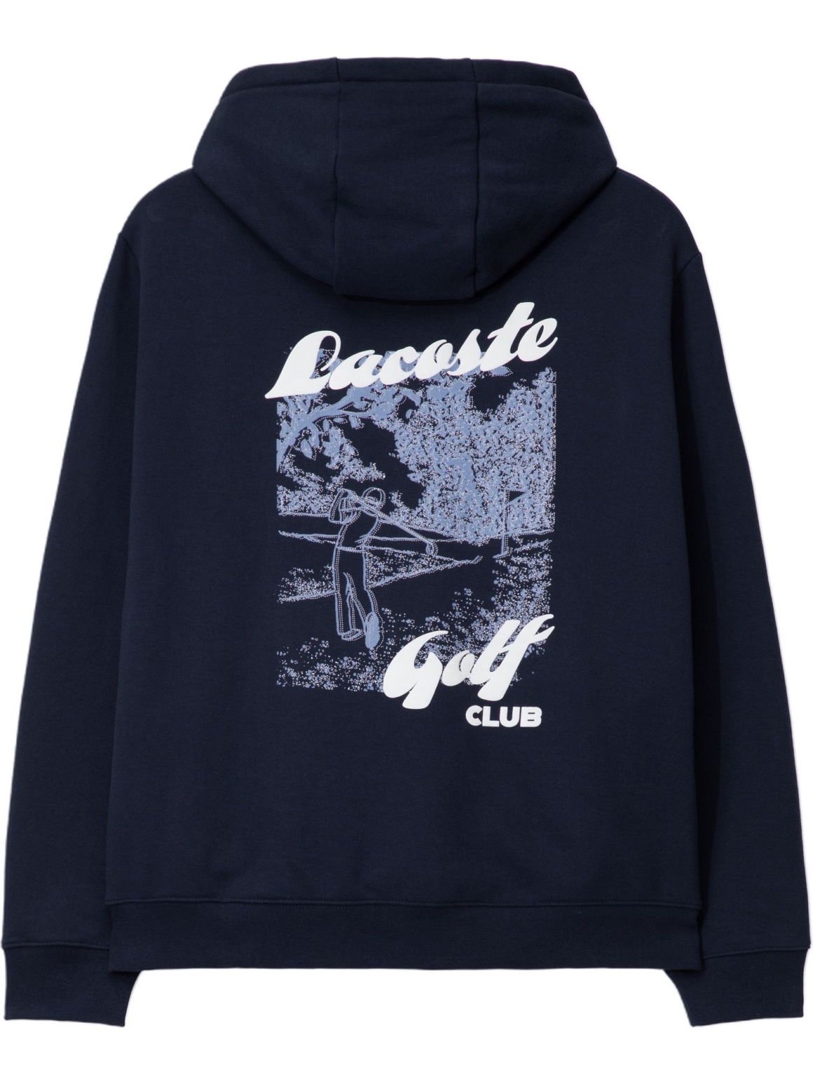 Imagem de: Moletom Lacoste Printed Fleece Golf Azul Marinho