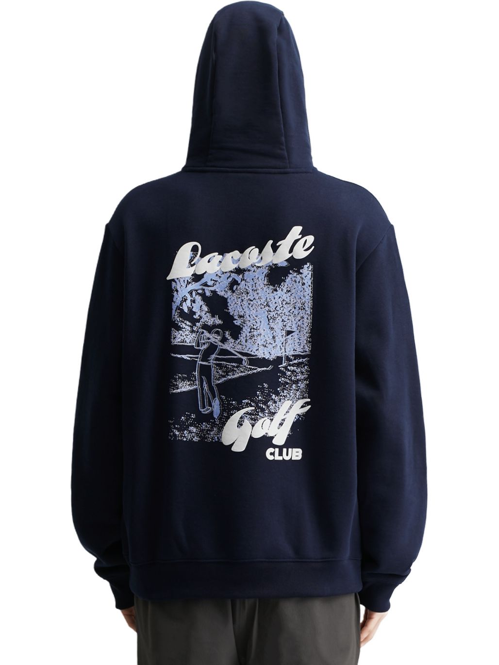 Imagem de: Moletom Lacoste Printed Fleece Golf Azul Marinho