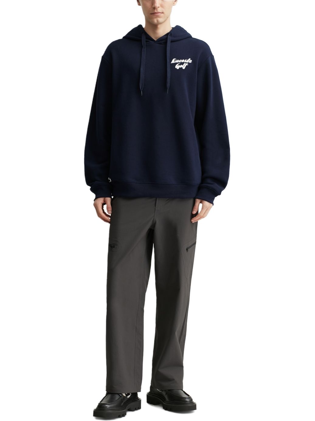 Imagem de: Moletom Lacoste Printed Fleece Golf Azul Marinho