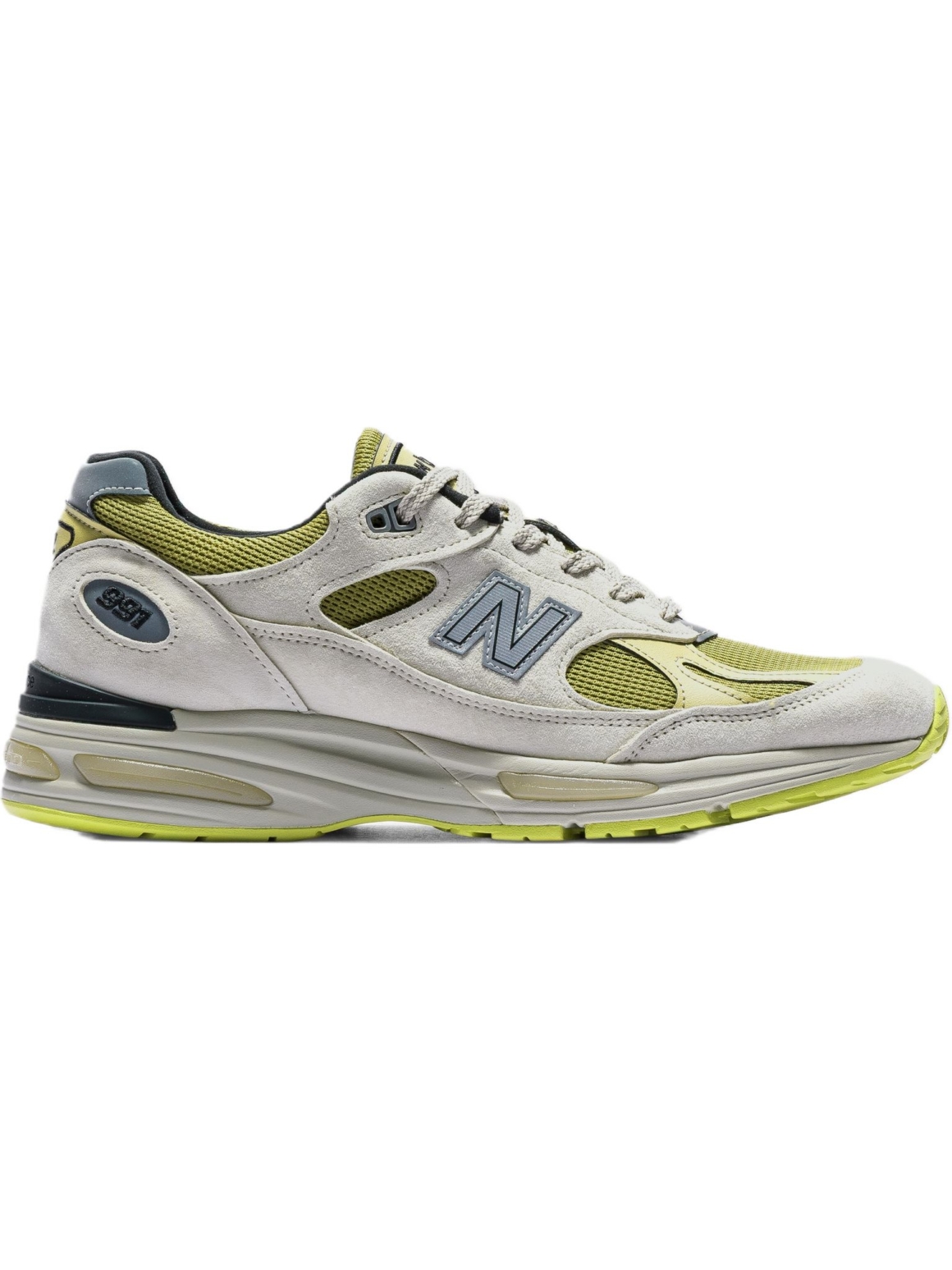 Imagem de: Tênis New Balance Made in UK 991v2 Bege e Verde