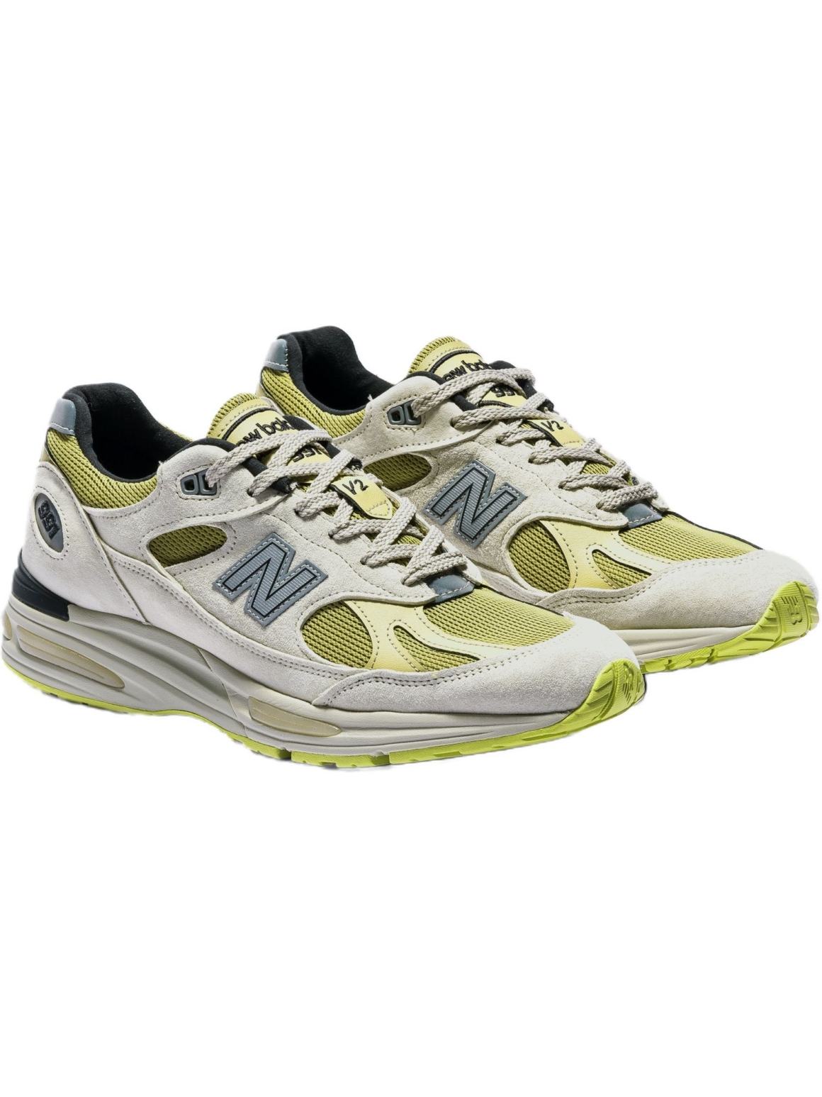 Imagem de: Tênis New Balance Made in UK 991v2 Bege e Verde