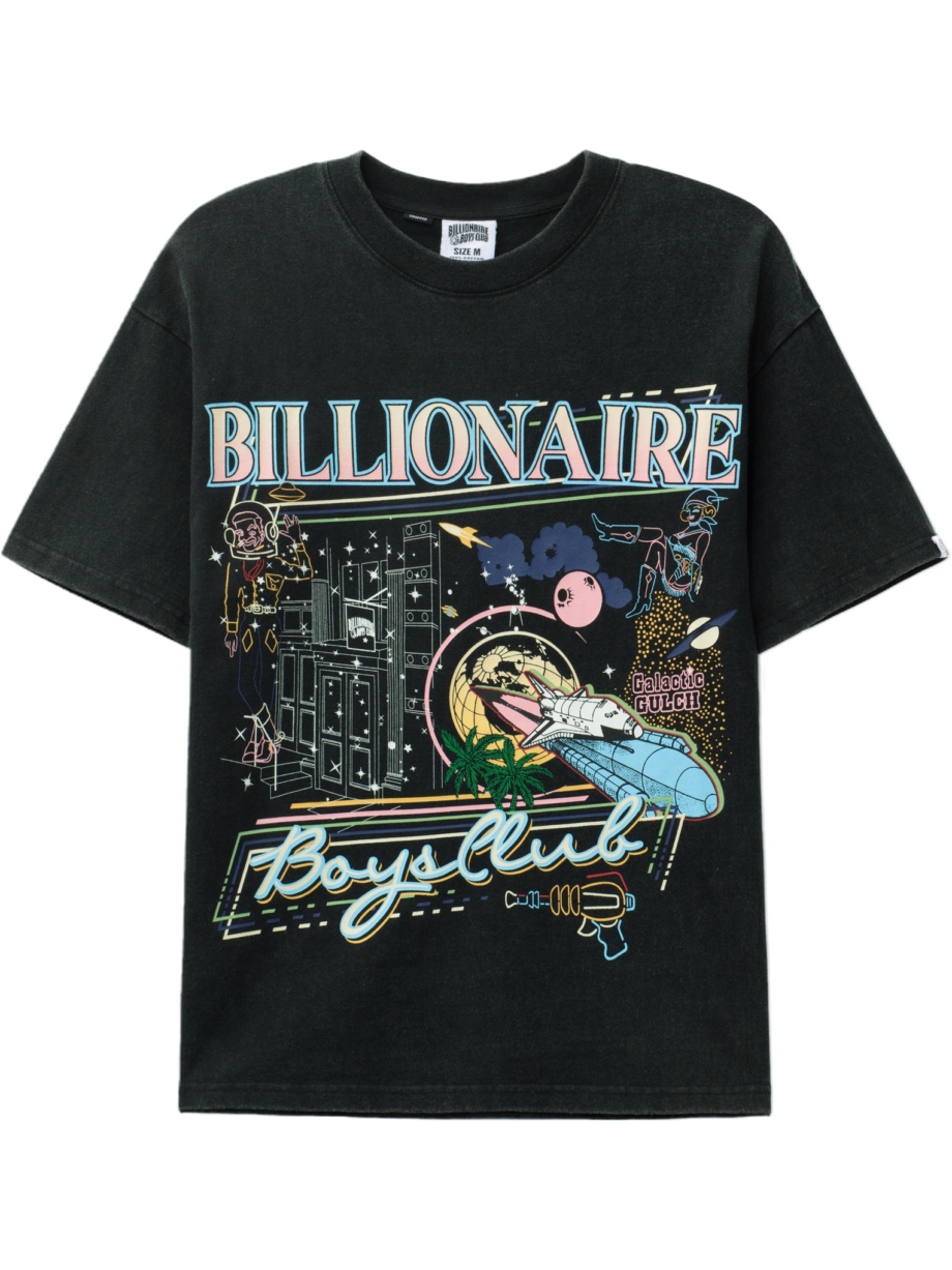 Imagem de: Camiseta Billionaire Boys Club To The Moon Boxy Preta