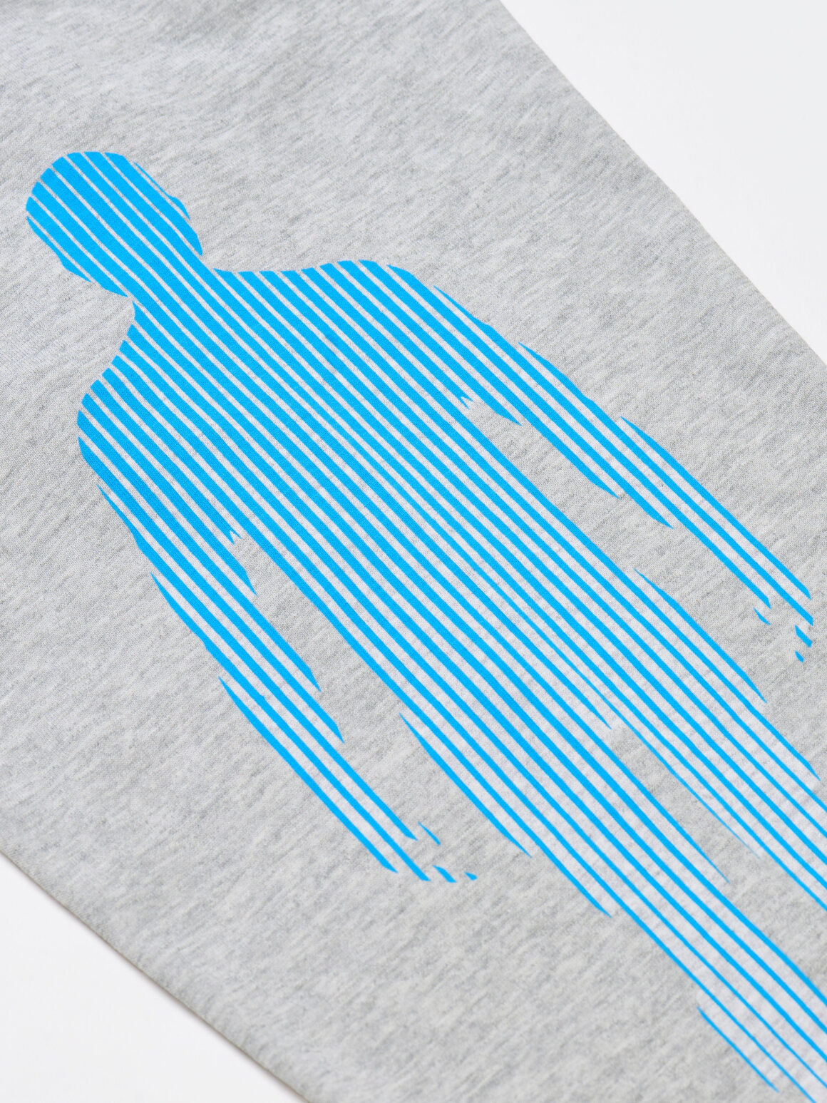 Imagem de: Camiseta Manga Longa Palace Metamorphosis Grey Marl Cinza