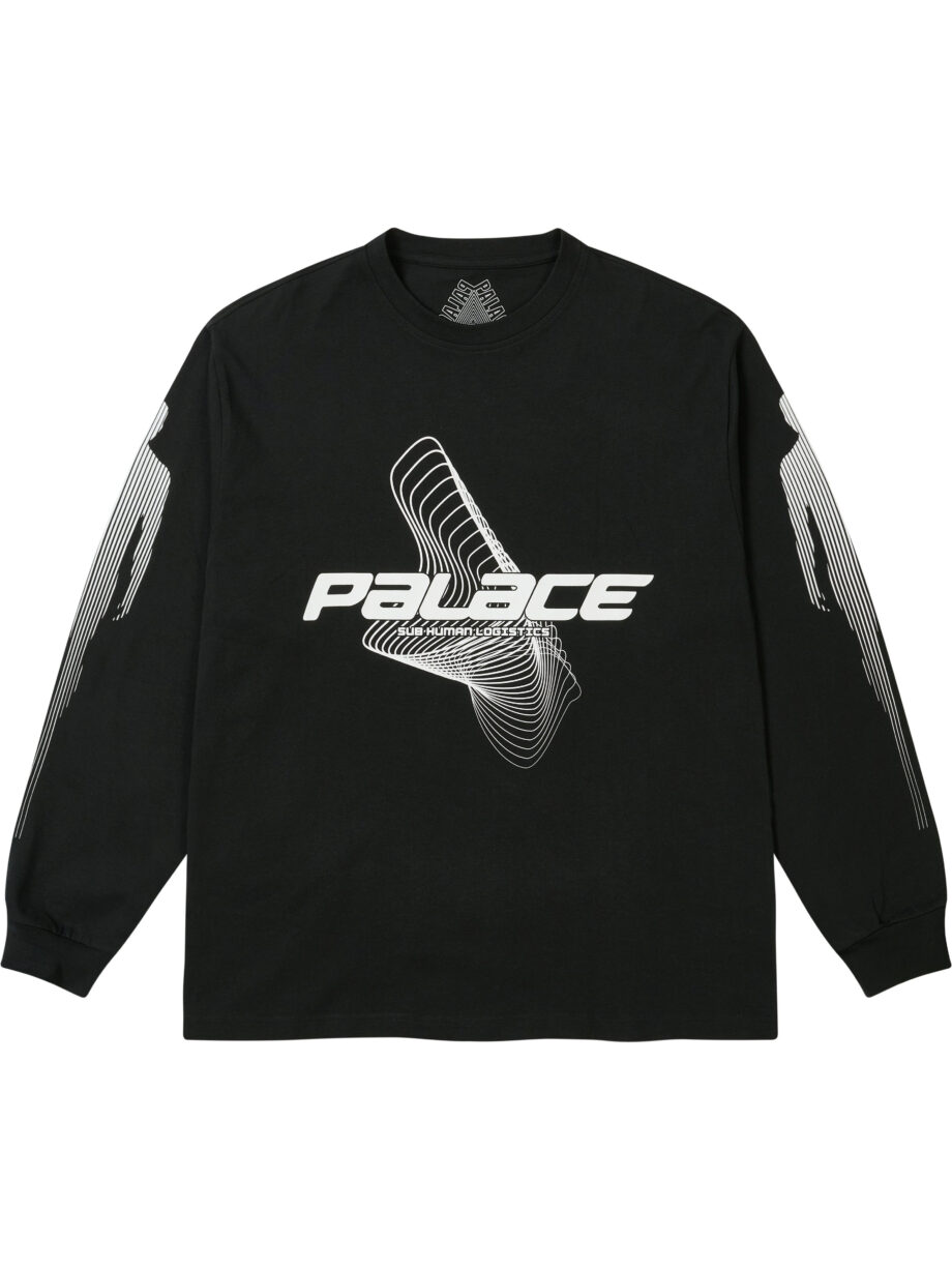 Imagem de: Camiseta Manga Longa Palace Metamorphosis Preta