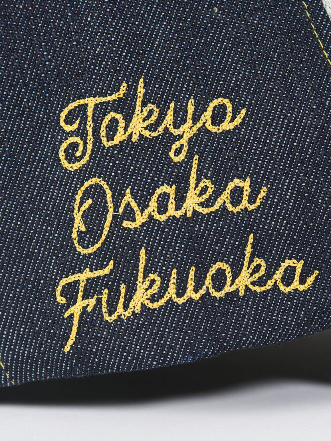 Imagem de: Boné Palace Evisu Snapback Reverse Indigo