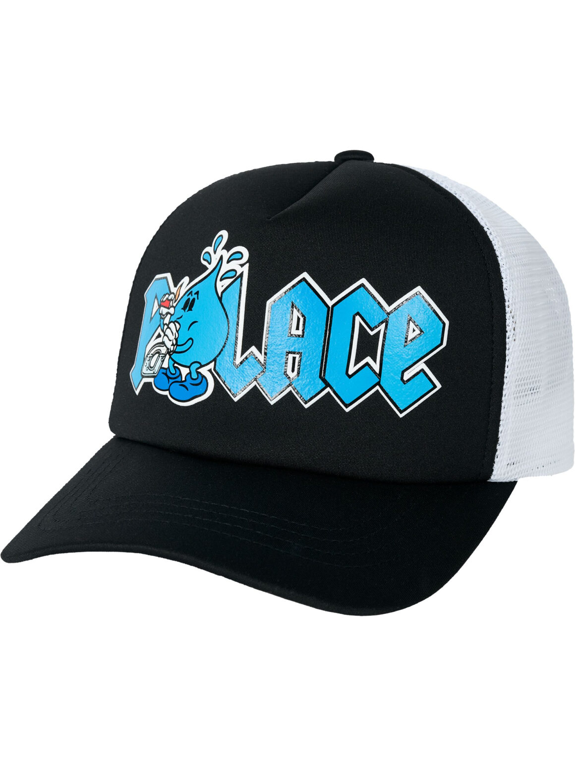 Imagem de: Boné Palace World Industries Trucker Preto