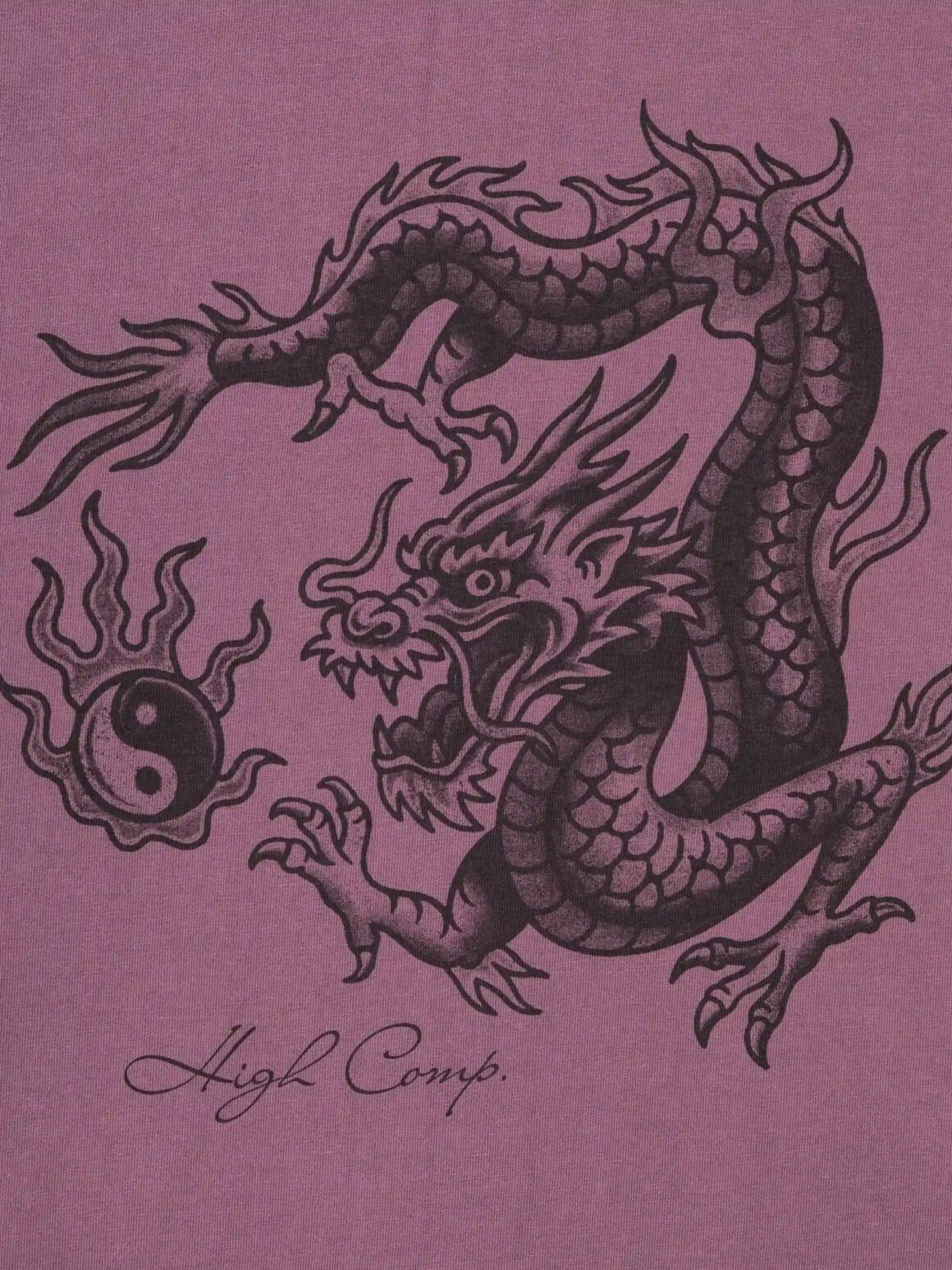 Imagem de: Camiseta High Company Fire Dragon Lilás