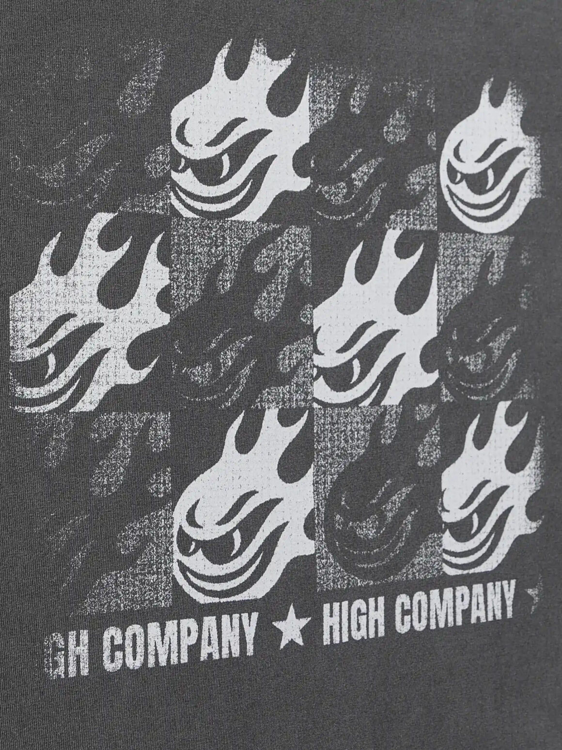 Imagem de: Camiseta High Company Freddy Flames Estonada Preta