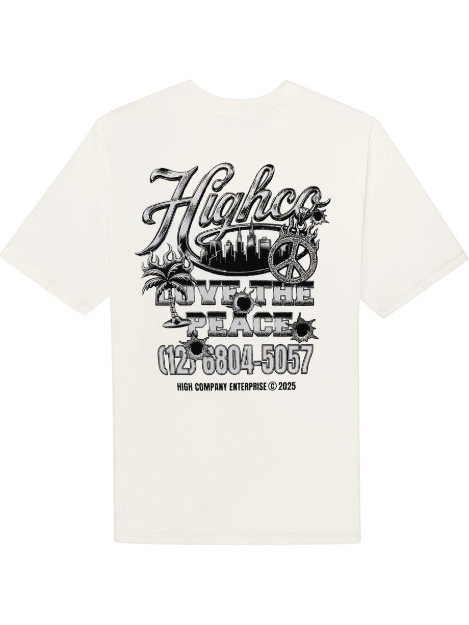 Imagem de: Camiseta High Company Love The Peace Branca