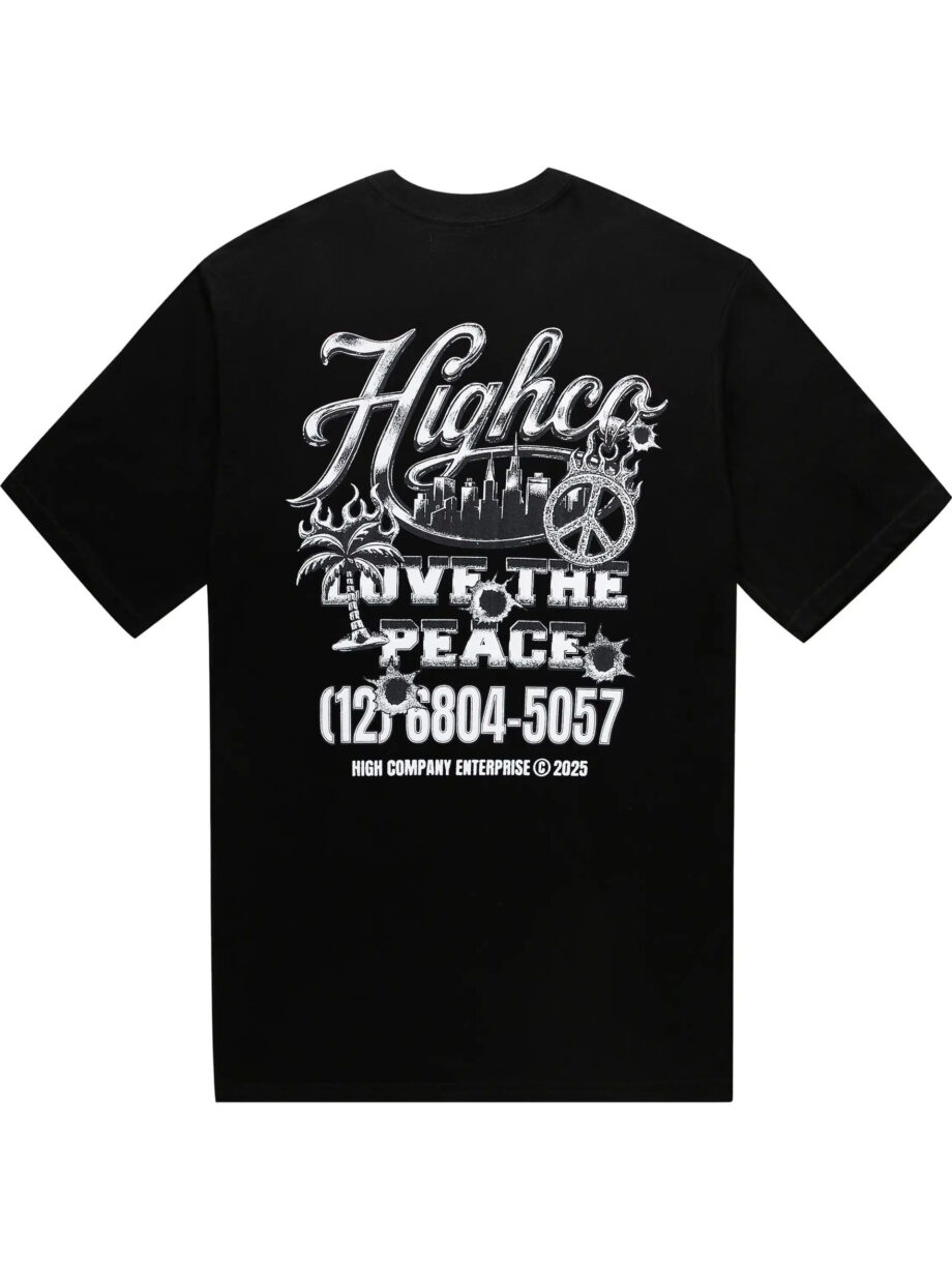 Imagem de: Camiseta High Company Love The Peace Preta