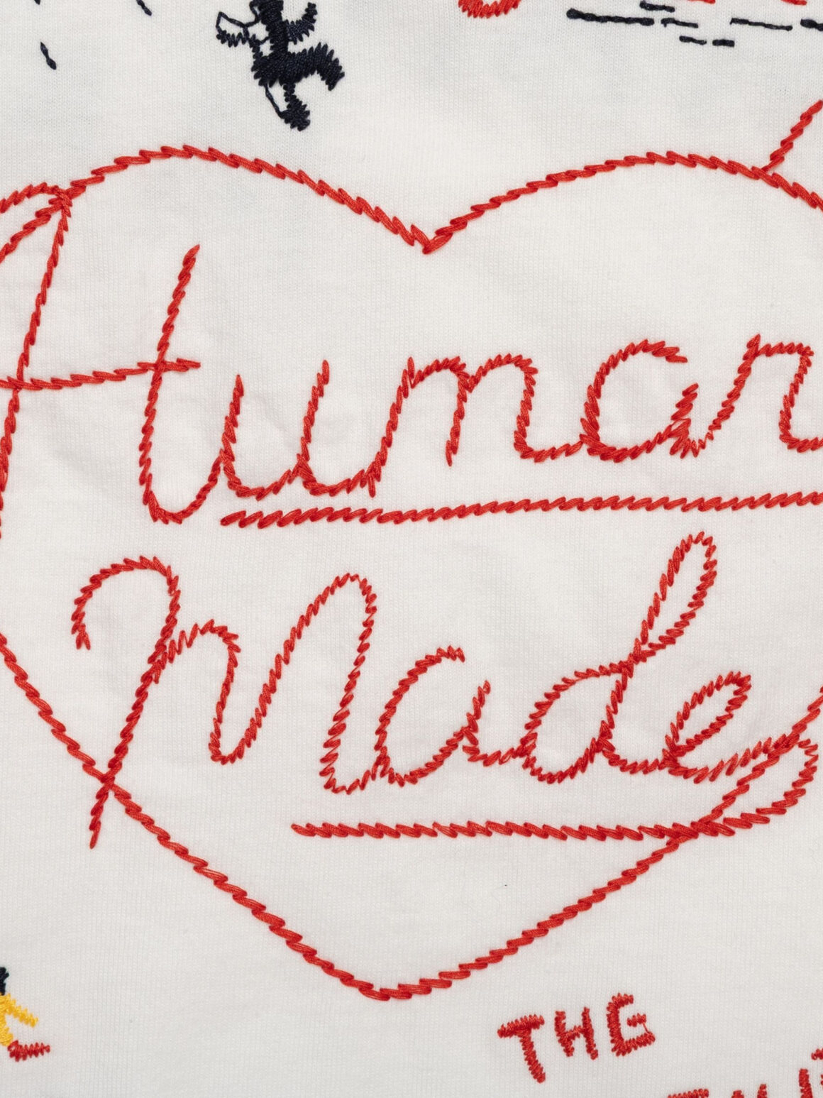 Imagem de: Camiseta Human Made Embroidered Branca