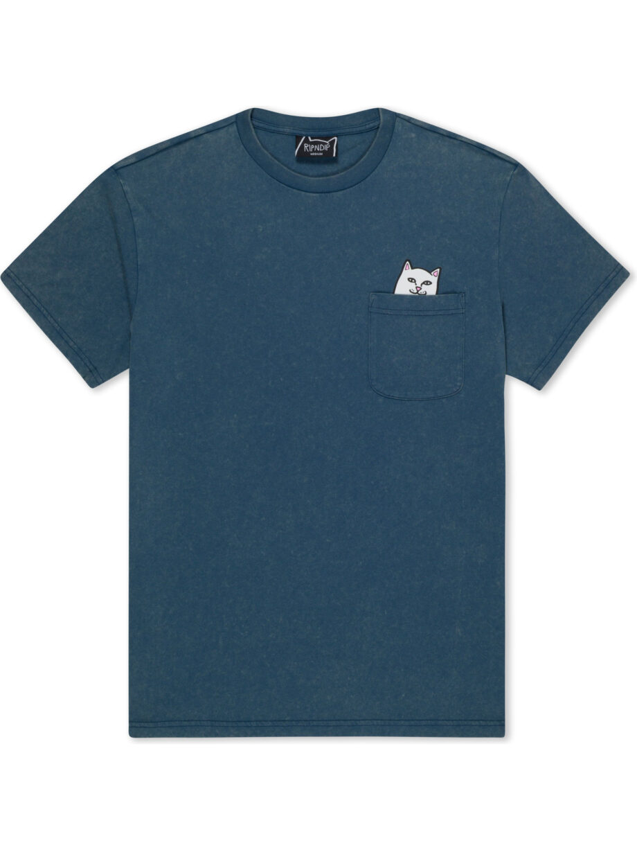Imagem de: Camiseta Lord Nermal Pocket Ripndip Chumbo Estonada