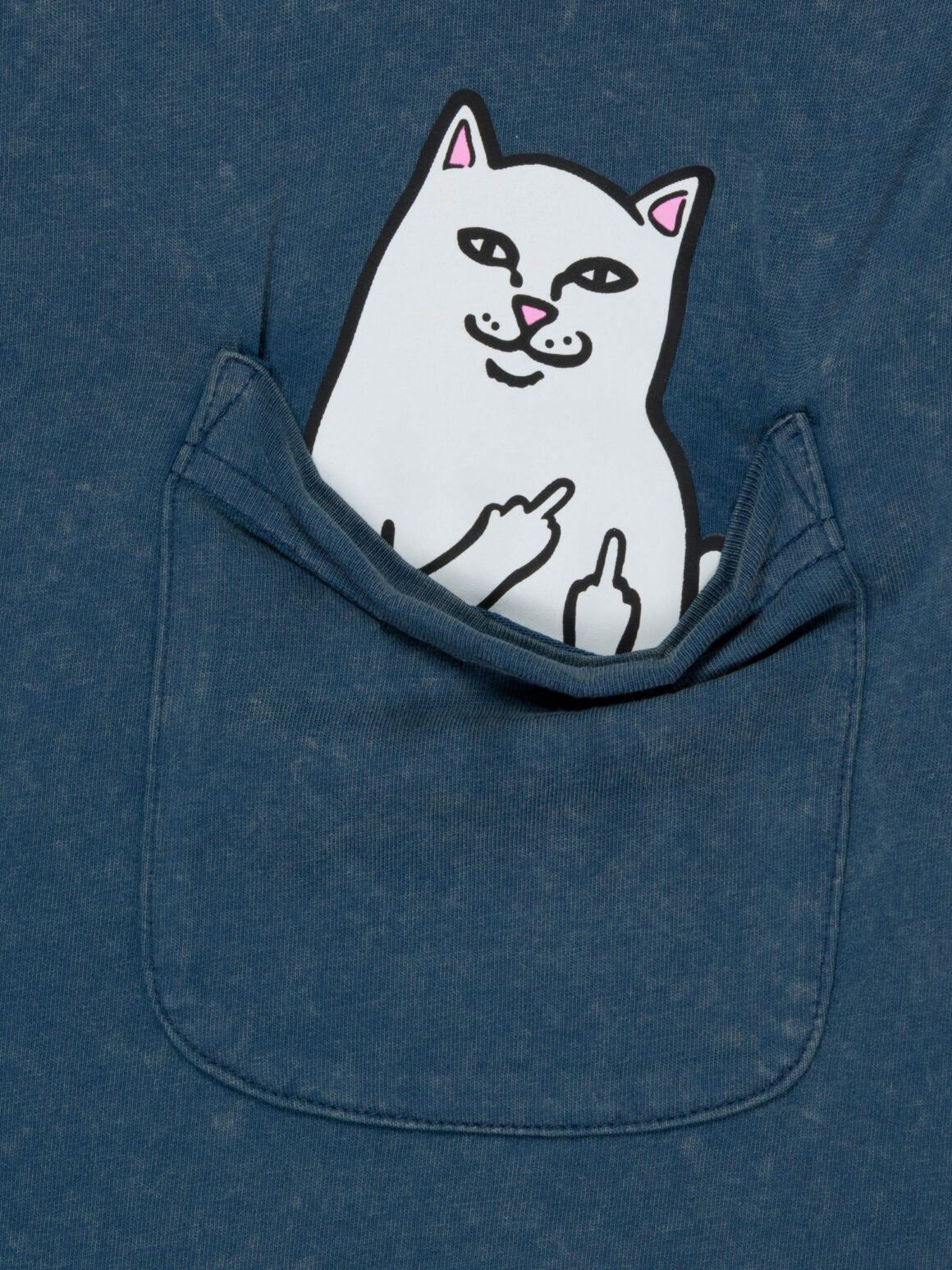 Imagem de: Camiseta Lord Nermal Pocket Ripndip Chumbo Estonada