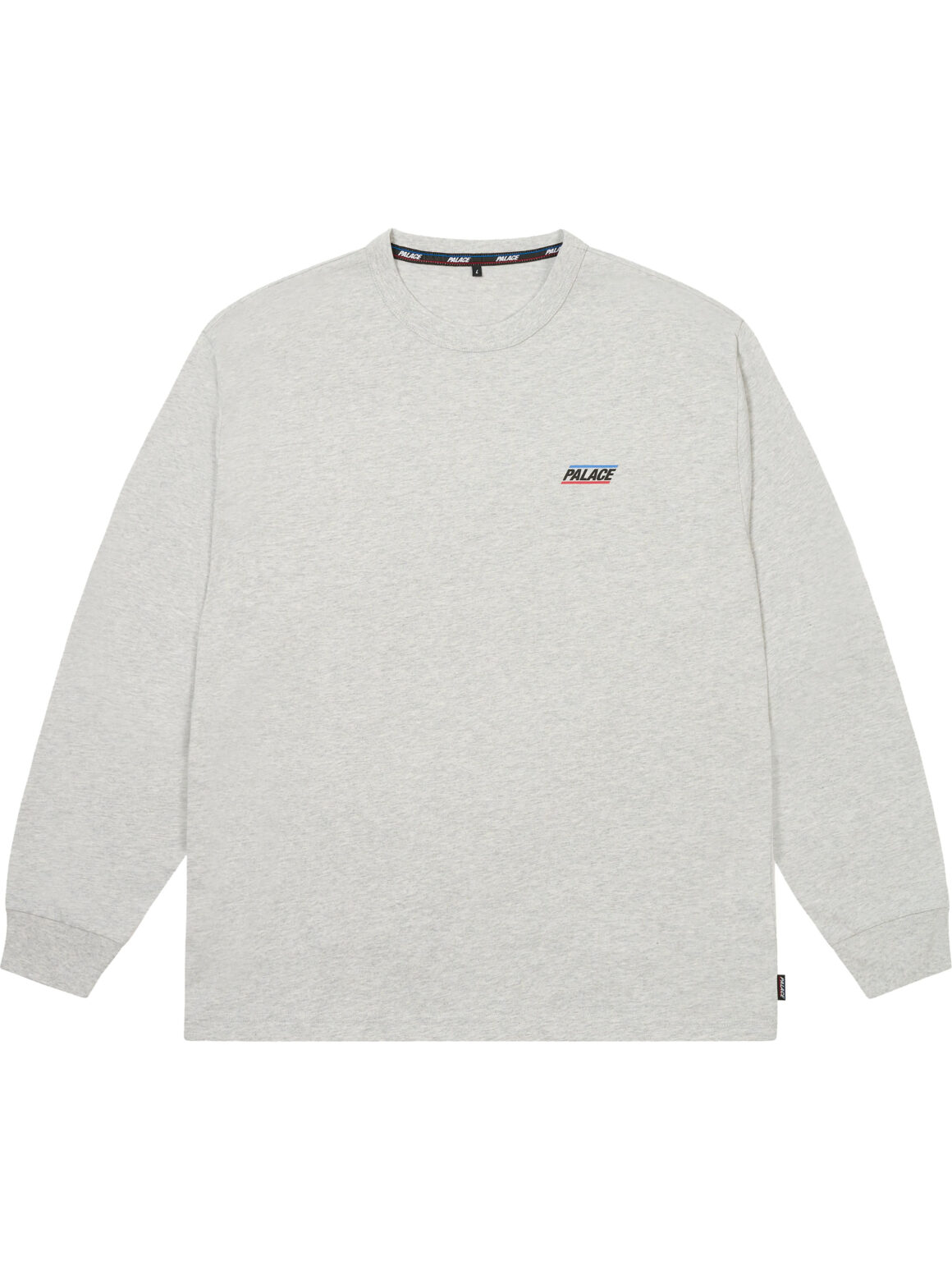 Imagem de: Camiseta Manga Longa Palace Basically Cinza Mescla