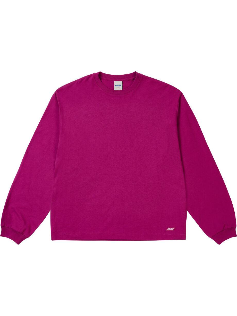 Imagem de: Camiseta Manga Longa Palace Skateboards Heavy Rosa