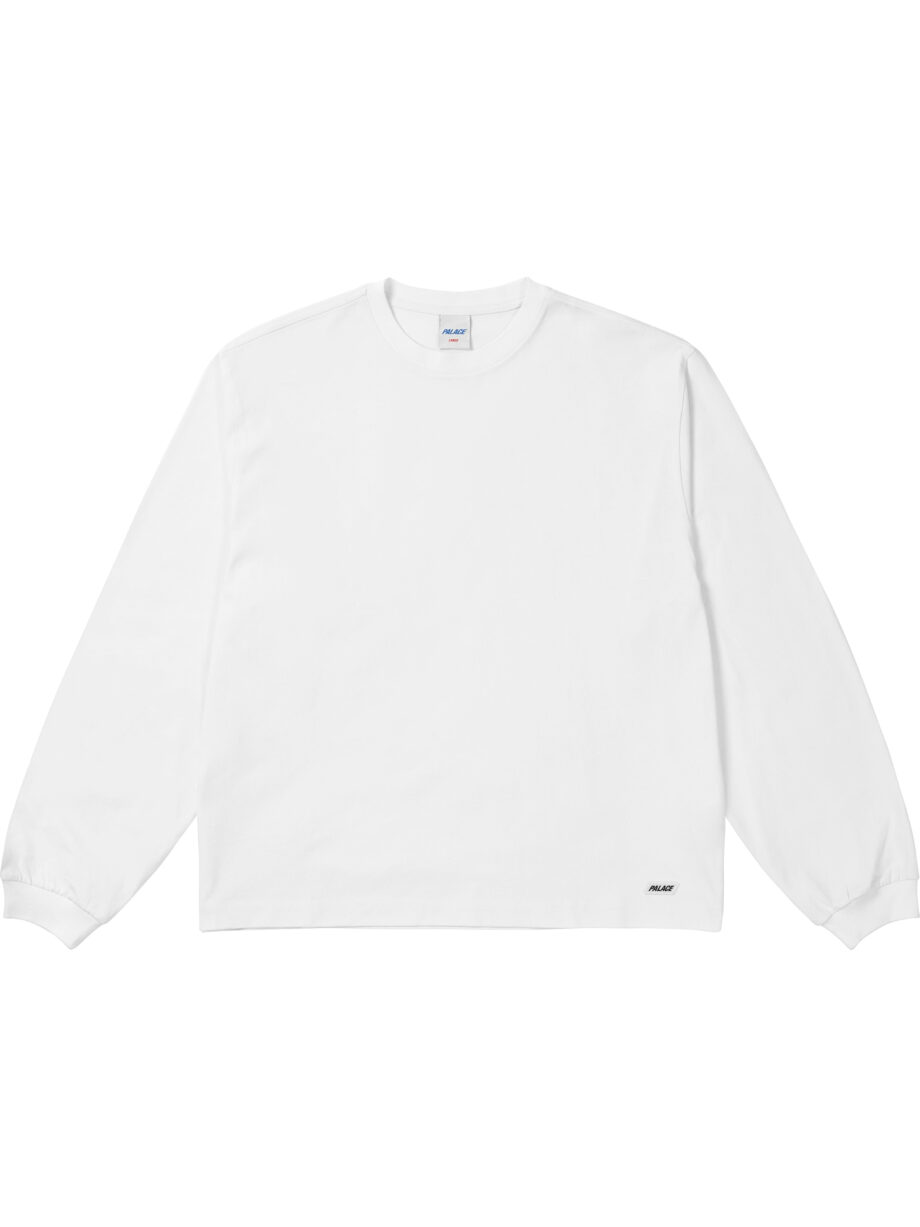 Imagem de: Camiseta Manga Longa Palace Unissex Branca