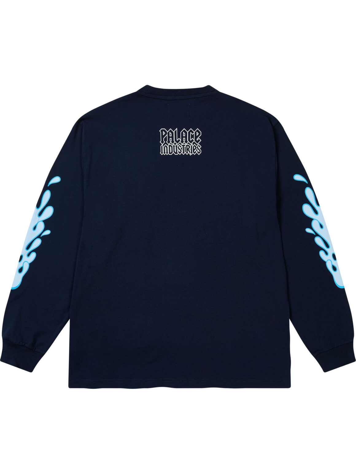 Imagem de: Camiseta Manga Longa Palace World Industries Azul Marinho