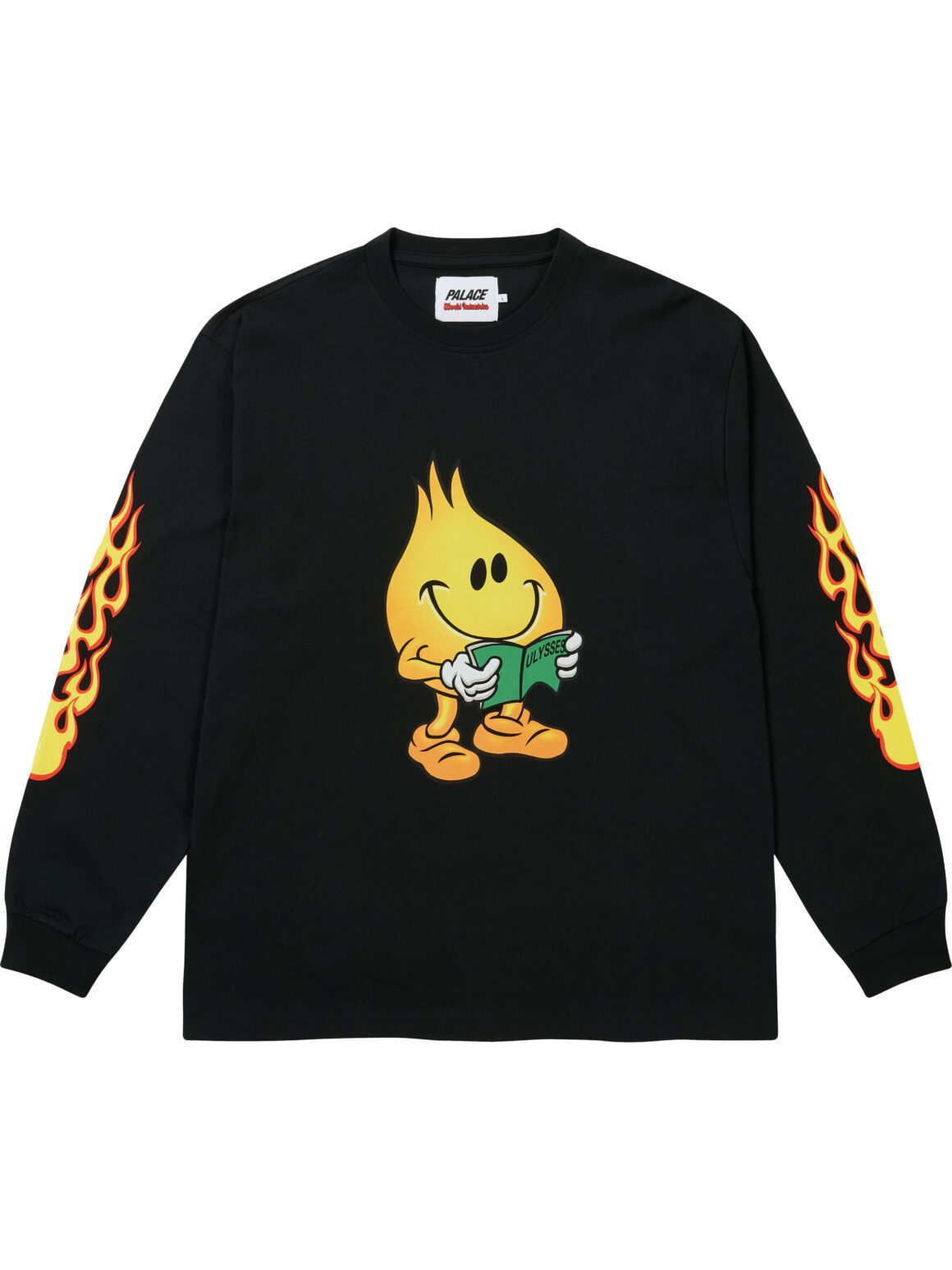 Imagem de: Camiseta Manga Longa Palace World Industries Preta