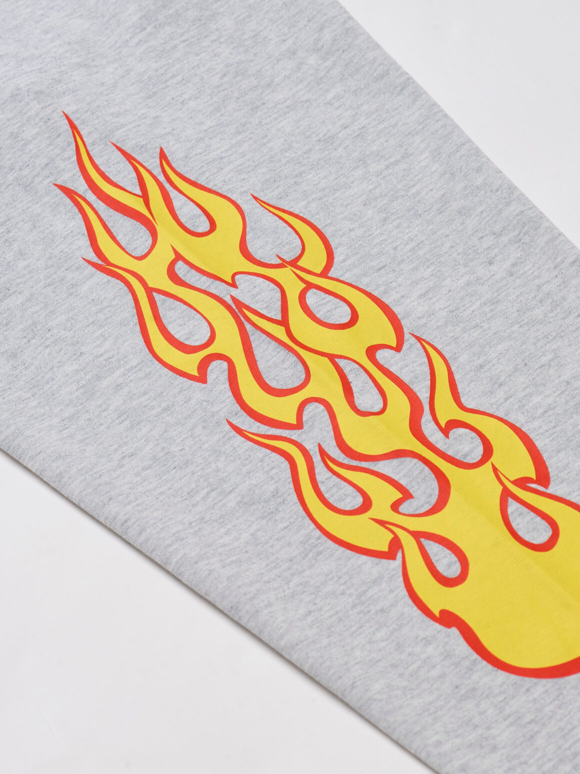 Imagem de: Camiseta Palace World Industries Manga Longa Cinza Mescla